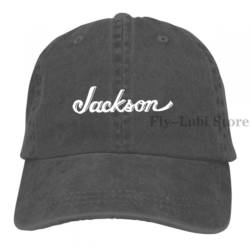 Jackson Guitars Baseball cap men women Trucker Hats adjustable cap: 2-Black