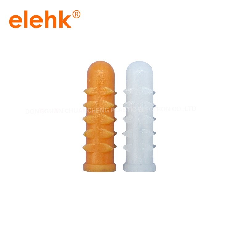 Qty 100PCS White Wall Plug 25mm x 5mm Anchor Fixing Plastic Masonry Wall plug