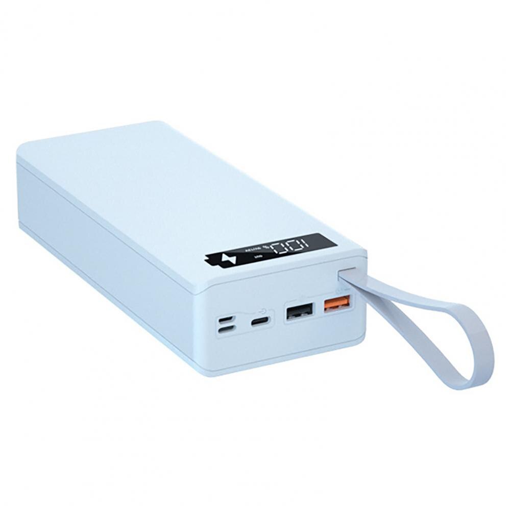 Funda de cargador de batería C16 para teléfono inteligente, carcasa de carga rápida, desmontable, bricolaje, 16x18650: White D