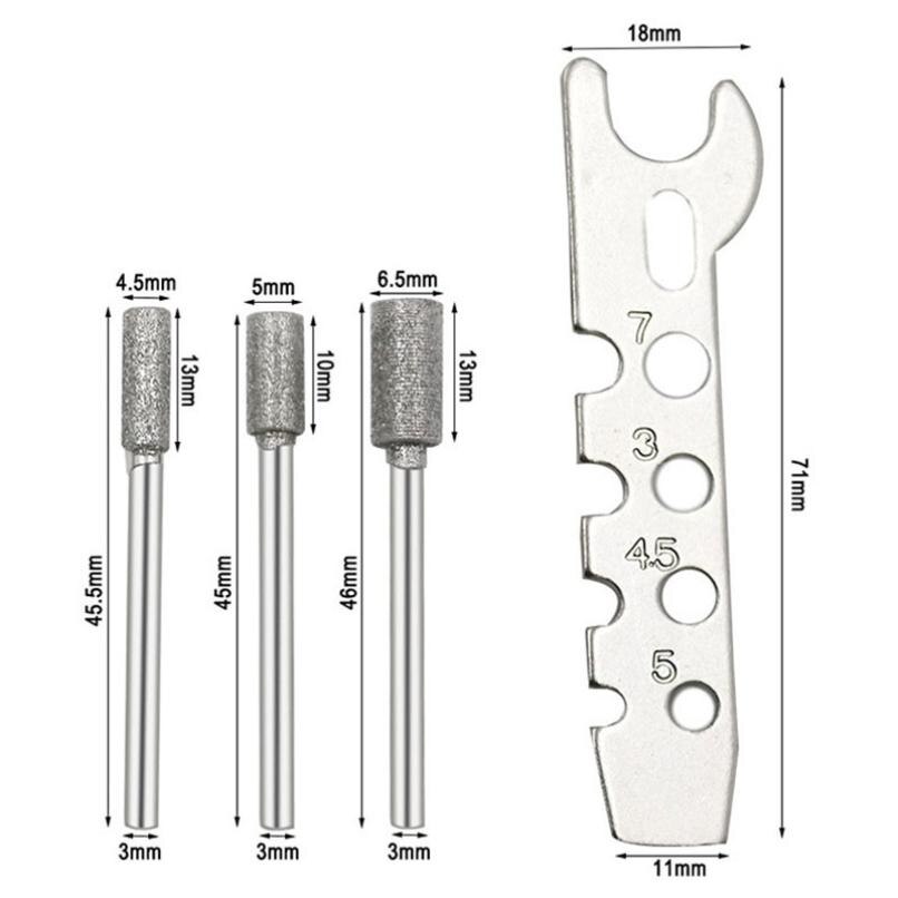 Kettingzaag slijpset elektrische slijper slijpen polijst opzetstuk kettingzaag slijper geleider booradapter slijpgereedschap