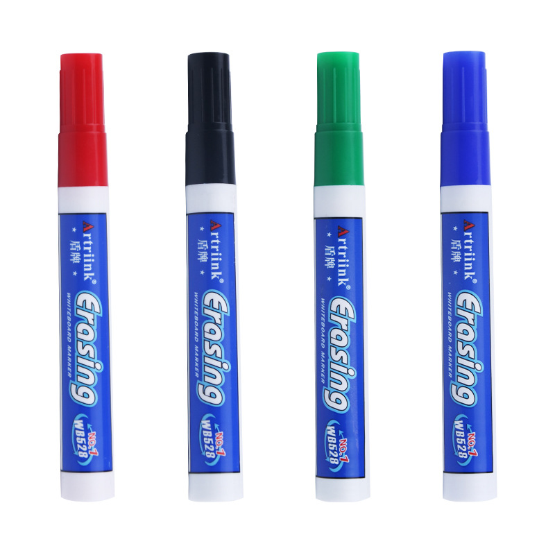 impostato di pennarelli per lavagna da 4 pezzi, cancellabili, ricaricabili, di sicurezza, non tossici, ad alta capacità, per ufficio, conferenze, articoli educativi