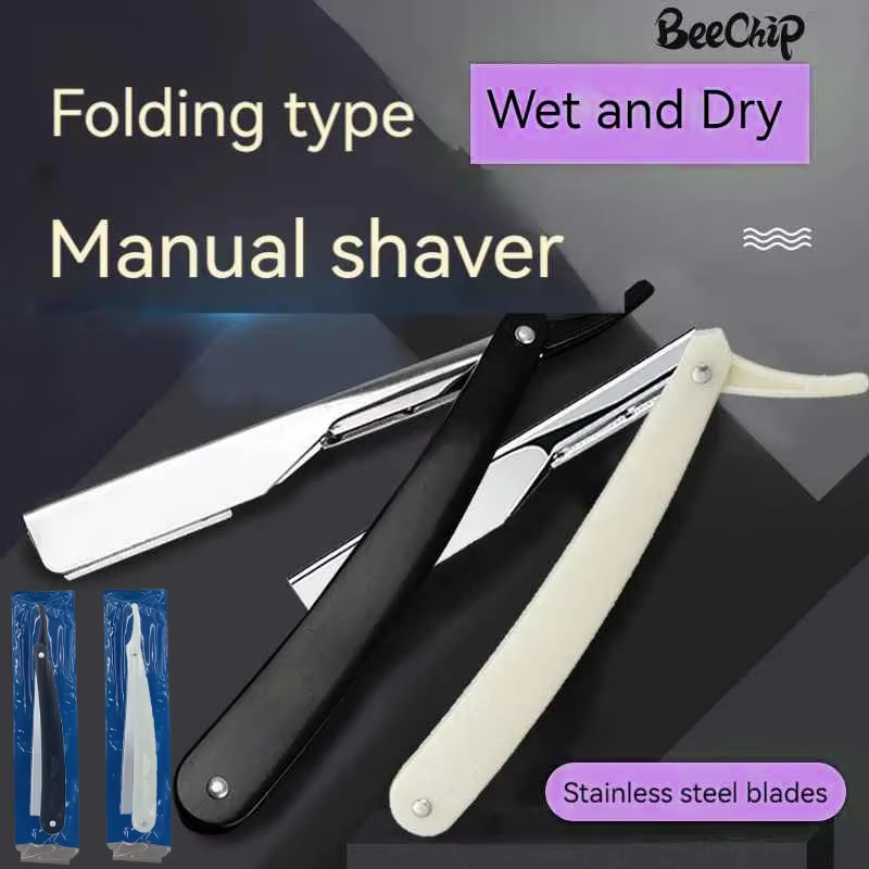 Rasoir manuel pliable portable, accessoires de coiffure pour débutants, adapté aux femmes, rasoir de sécurité Eyeblogueur