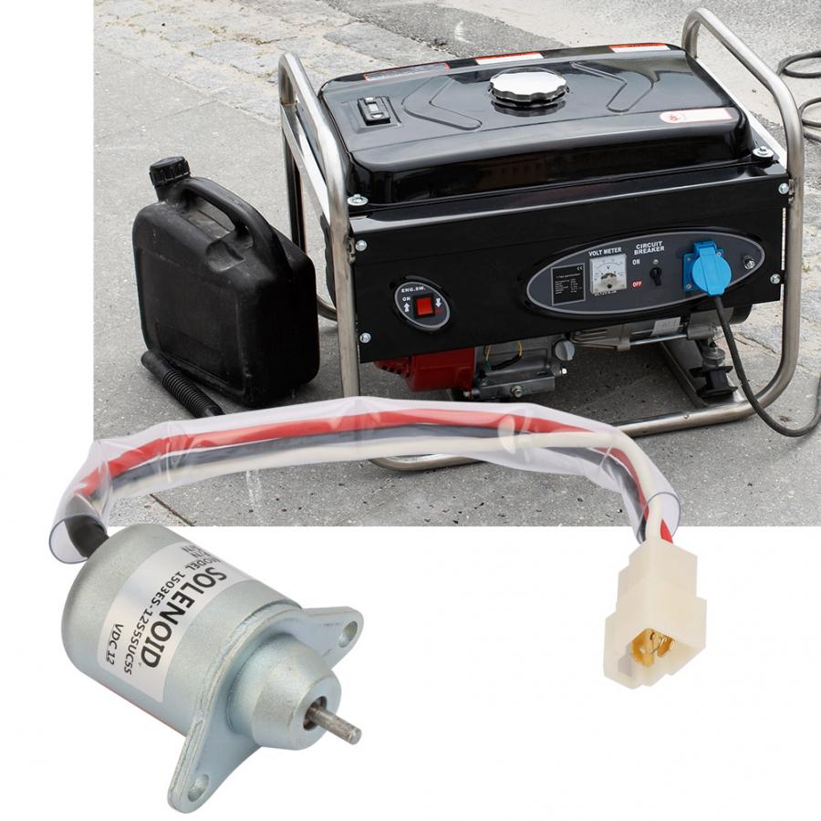 12V Diesel Fuel Engine Shut off Stop Solenoid Valve Replacement Kit 1503ES-12S5SUC5S Solenoid