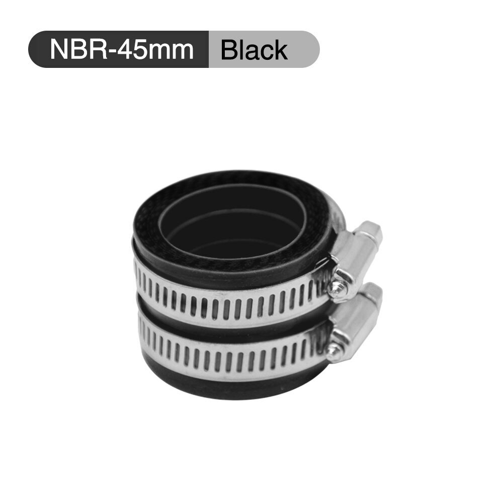 ZSDTRP – adaptateur de carburateur en caoutchouc, tuyau d&#39;admission pour MIKUNI KEIHIN OKO KOSO PWK, accessoire de carburateur de moto 35mm 40mm 45mm: 45mm black