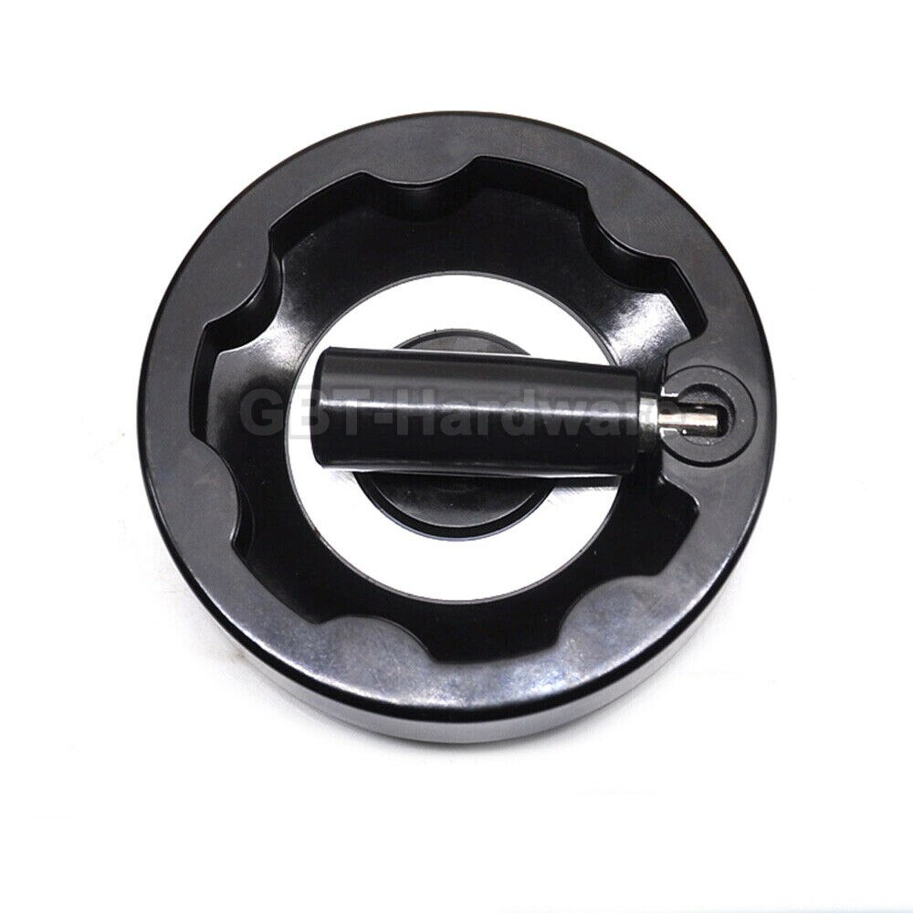 Volante de baquelita de 4 &quot;, 5&quot;, 6 &quot;y 8&quot; con diámetro exterior de 100mm, 125mm, 160mm, 200mm, diámetro interior de 12/16/18mm, torno afilador de cuchillos para impresora 3D