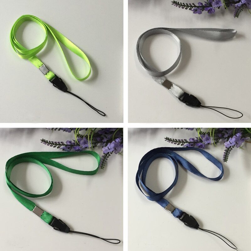 10 pcs/Lot couleur aléatoire lanières de téléphone portable sangle de cou pour téléphone ID carte de passe Badge Gym clé USB titulaire sangles corde