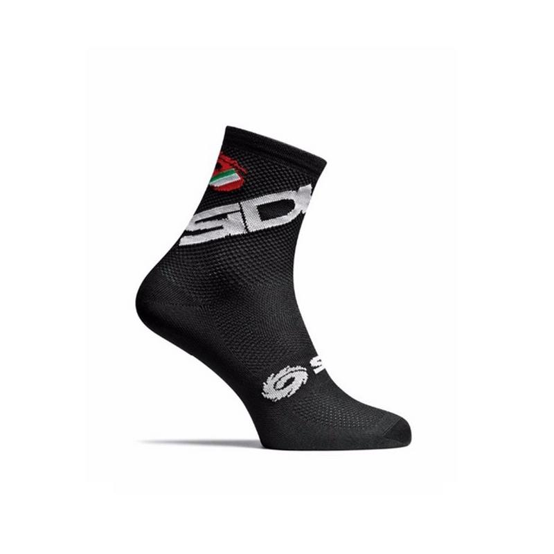 ciclismo calcetines Medias con letras hombres deportes mediados de-longitud de pantorrilla calcetines al aire libre blanco y negro de las bicicletas de carretera Calcetines
