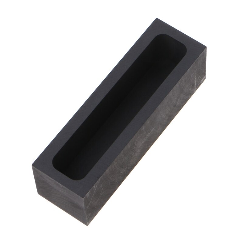 650g Graphite Ingot Mold Metal Casting Mold Melting Crucible Furnace for Gold Silver Aluminum Copper Brass Zinc Alloy