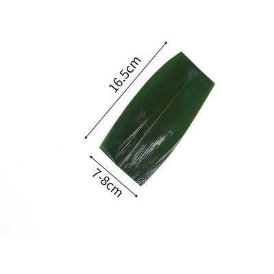 Plato decorativo de hojas verdes de bambú para sushi, plato de comida japonesa, decoración de sashimi, pequeñas hojas verdes, ingredientes frescos, herramientas de sushi: 7