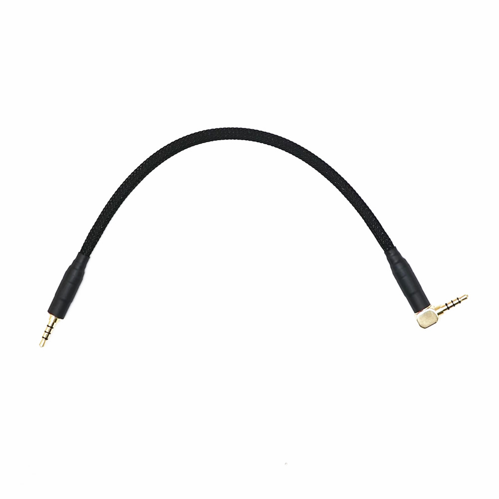Cable en espiral de resorte TRS TRRS a TRRS de 3,5mm para teclado dividido RODE Sc7 de VIDEOMIC GO Video micrófonos tipo Micro Cables de Audio: Rojo