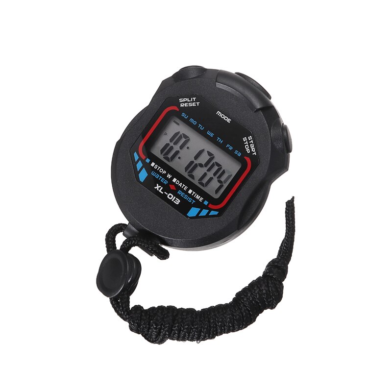 Digitale Sport Cronometro Contatore Formazione Portatile Timer Cronografo Allarme Funzione Carillon Orario Resistente All'acqua