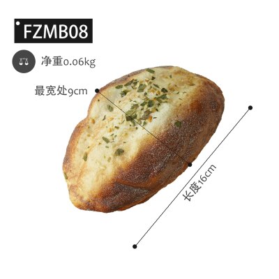 Baking butikk vindu vise modellen av simulering brød og baguette baguette kjøkken myk mat fotografering rekvisitter: Fiolett