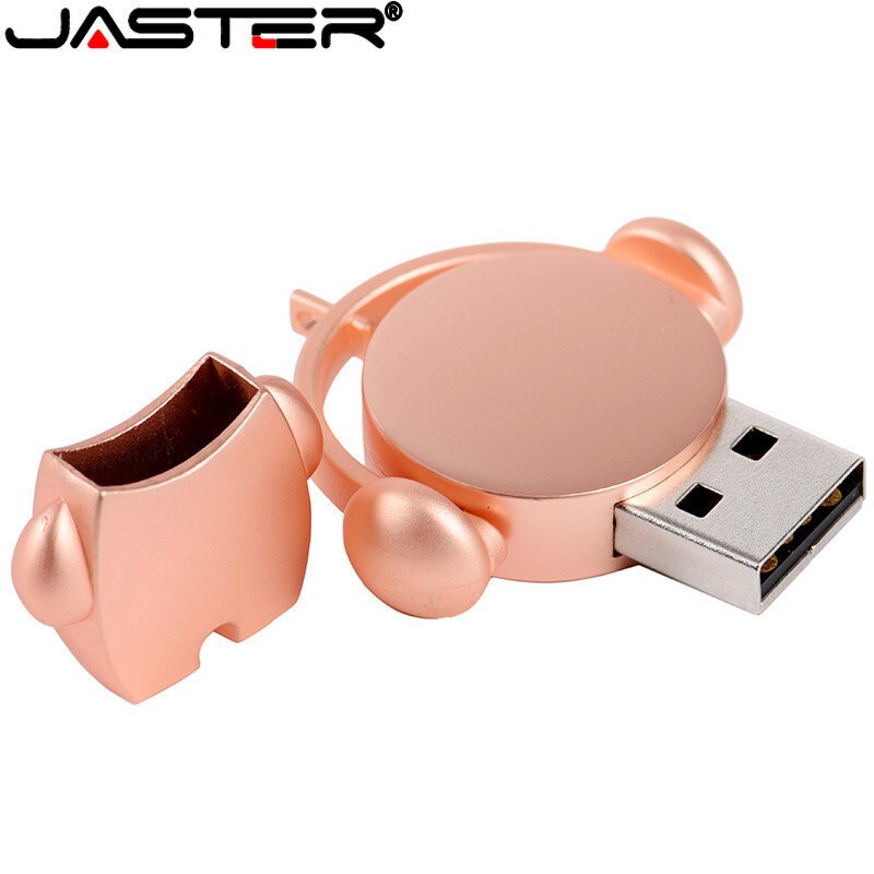 JASTER metal Music Small doll USB 2.0 4GB 8GB 16GB 32GB 64GB Pen Drive USB 2.0 Memory Stick metal Flash drive