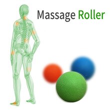 6.3cm Massage Bal Roller Reflexologie Stress Relief Voor Body Yoga Massage