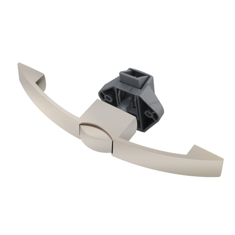 Camper Car Cabinet Lock Handle Push Lock RV Caravan Boat Lock Drawer Latch Button Lock Furniture Door Lock Hardware: black