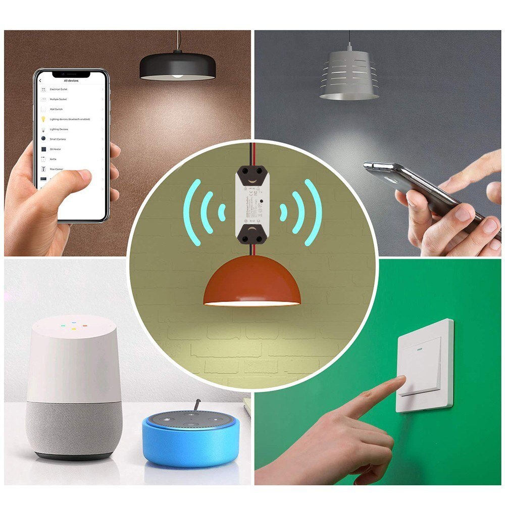 Smart Wifi Schakelaar Draadloze Voice/App Controle Compatibel Met Google Home Ifttt Elektrische Voor Diy Domotica Module 10A