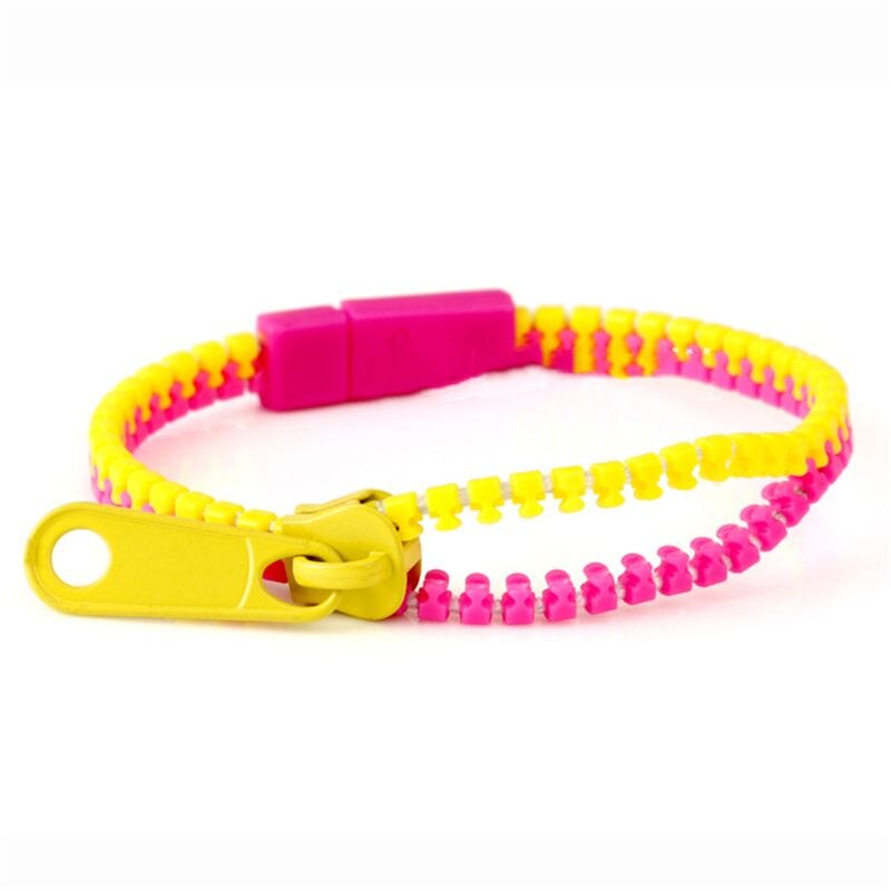 Juego de 12 pulseras con cremallera para niños, Set de 12 pulseras sensoriales de 7,5 pulgadas, colores neón, Kit de cumpleaños, recuerdos de para niños