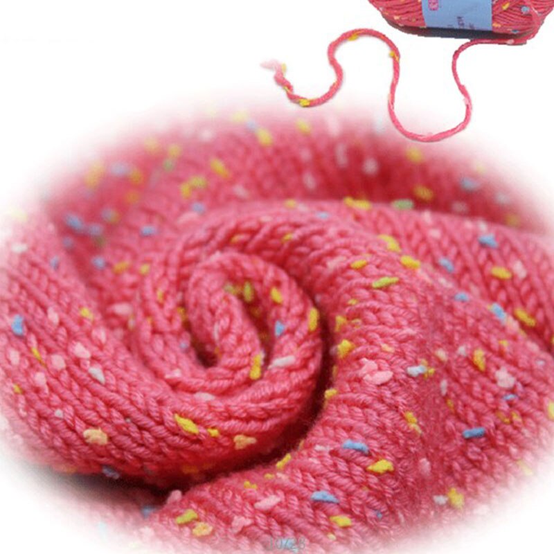 Baby Cotton Cashmere Yarn For Hand Knitting Crochet Worsted Wool Thread Colorful Eco-dyed Yarn Needlework