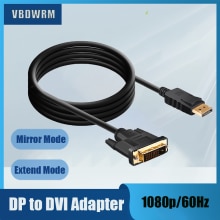 Dp Display-Port Displayport Naar Dvi Kabel Dp Naar Dvi Adapter Kabel Converter Displayport In Naar Dvi Out Dp om DVI-D Voor Hp Dell