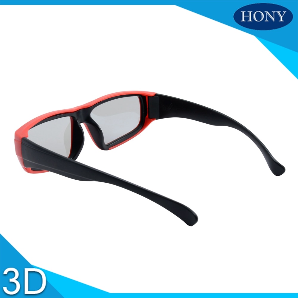 2 pcs Make Gepolariseerde Kinderen Lineaire 3D Bril voor Kinderen, Licht Plastic Passieve Imax 3D GlassesFor Video 'S Movie Bioscopen