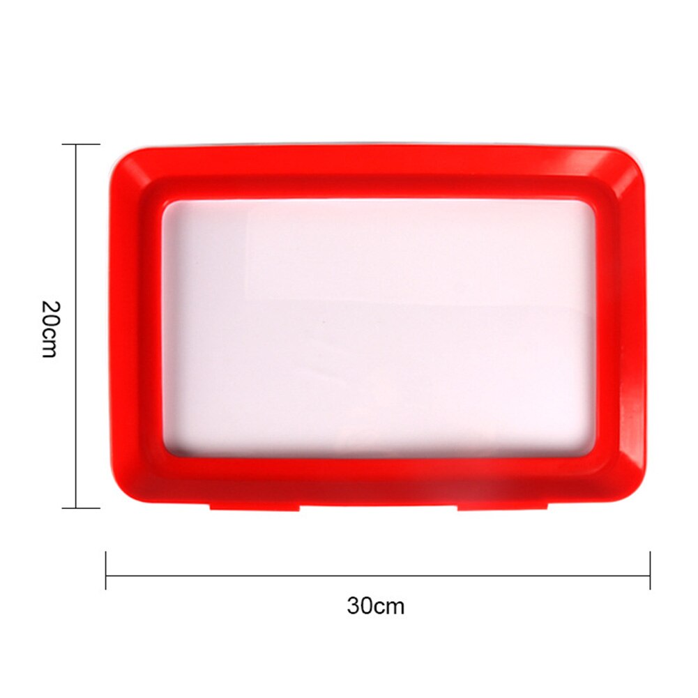 4pcs Stackable Food Preservation Tray Reusable Food Storage Container with Elastic Lid