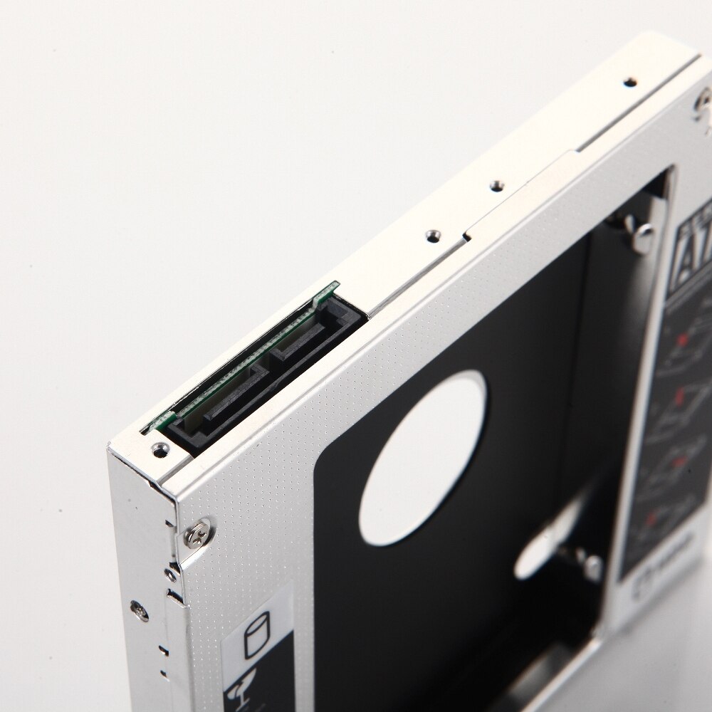 2nd hdd ssd hårddisk optisk fack caddy ram adapter behållare för lenovo ideapad  v550 v560 v570