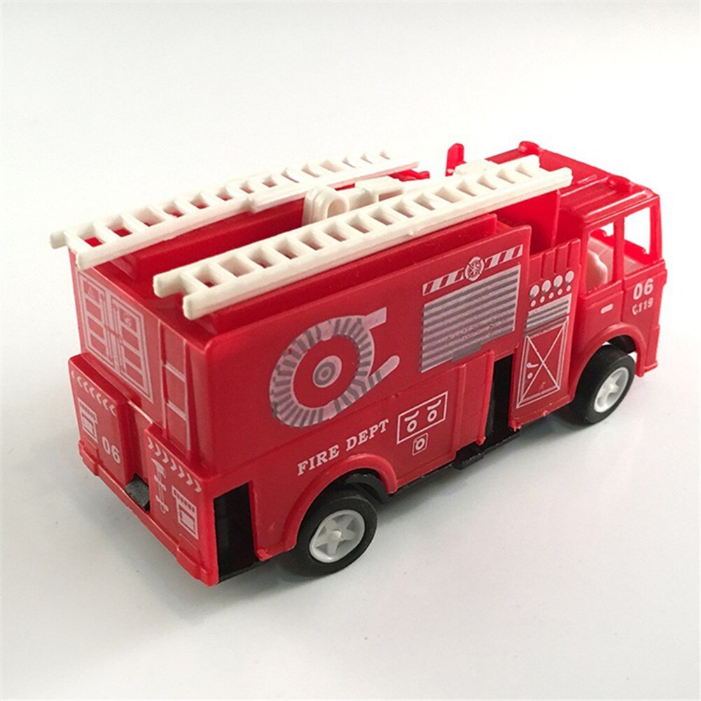 Mini Diecasts Model Car Fire Engine Boy Toy Car Machines Kids Toys Red Color