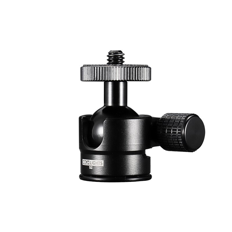 base rotate 360 degrees mini tripod ball head camera monitor 360° adjustable 1\4 screw damping panorama ballhead DSLR cellphone