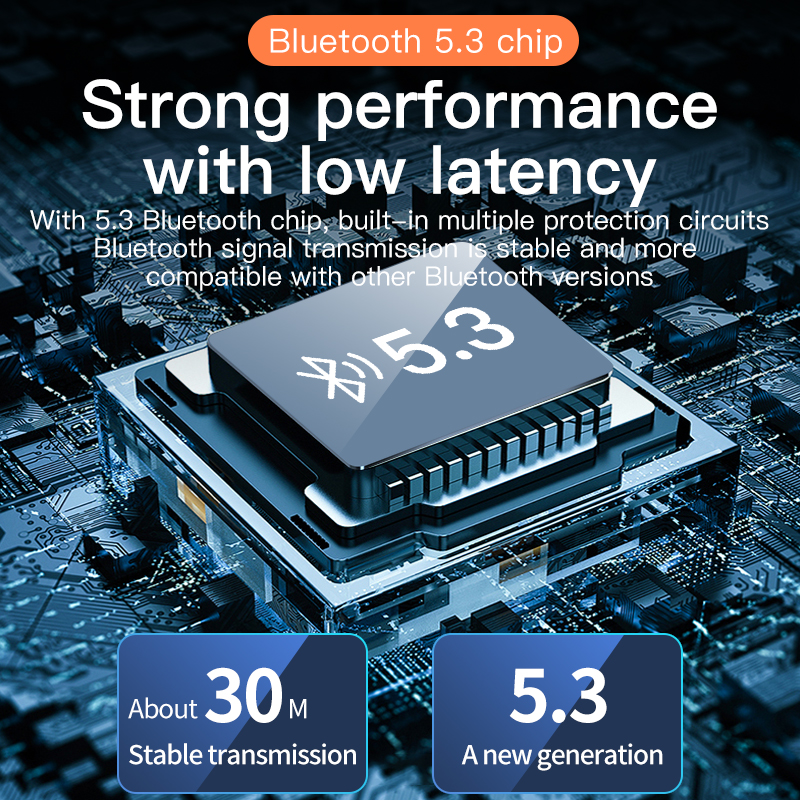 Bluetooth 5.3 Receiver Transmitter Stereo Low Latency AUX 3.5mm Jack Optical Wireless Music Audio Adapter Remote Control For TV