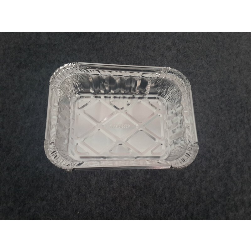 10Pcs 220ML Food Storage Containers Small Boxes Aluminium Foil Pans Microwavable Cup Takeaway Food Box Disposable Tableware