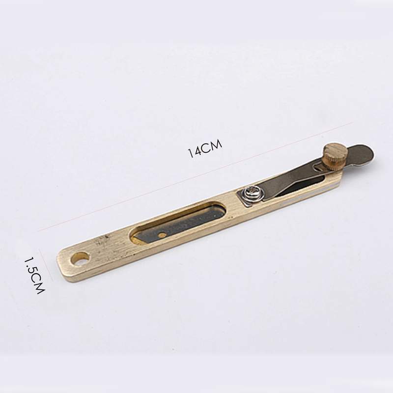 DIY leder handwerk werkzeuge kupfer schneiden messer mit leder klinge tuch Splitter schneiden werkzeug