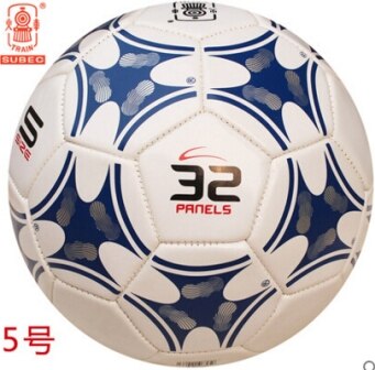 Trein Voetbal Super-zachte Voetbal Voetbal Maat 5 voor Kind Kinderen Kids PVC: Blue White
