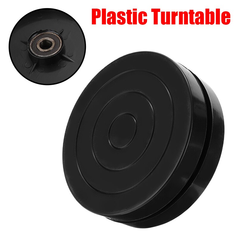 Pottery Turntable Dia 11cm Plastic Pottery Wheel Rotate 360 Flexible Rotation Wheel Pottery Rotary Plate Clay Sculpture Tool