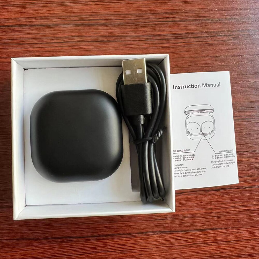Boîtier de charge de remplacement pour écouteurs sans fil Samsung Galaxy Buds 2, boîtier de charge en direct, berceau pour écouteurs