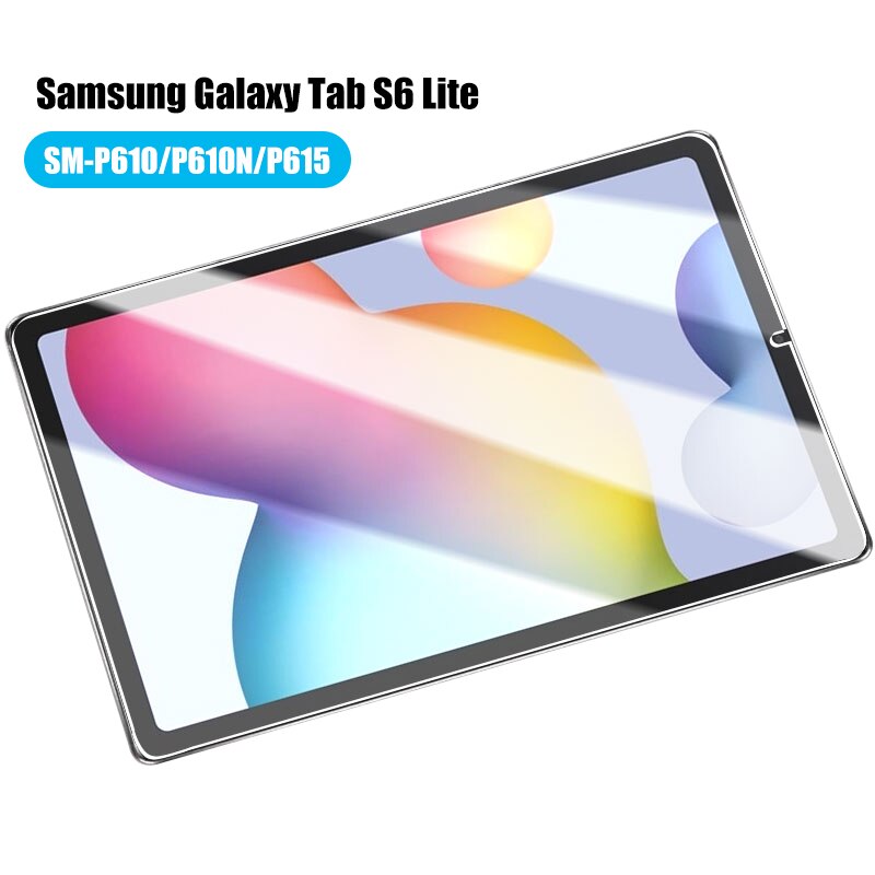 2 stk til samsung galaxy tab  s7 s6 lite  s5e s4 hærdet glas fane  a 10.1 10.5 skærmbeskytter sm -t860 t865 t870 t510 p610: S6 lite sm -p610