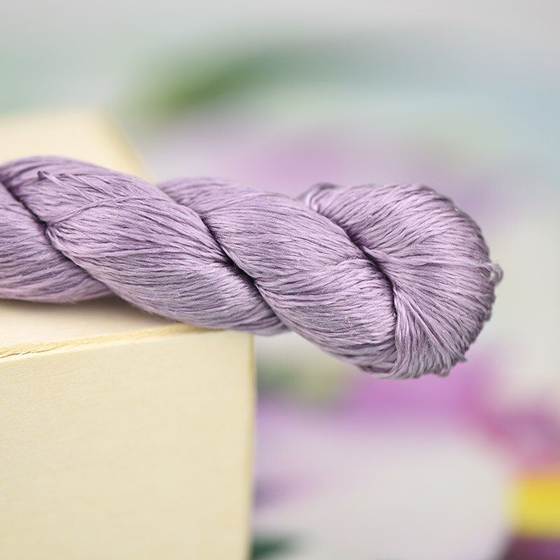Hilo de bordar de seda/100% hilo de seda/bordado a mano, punto de cruz, morado oscuro/9 colores puros: 3