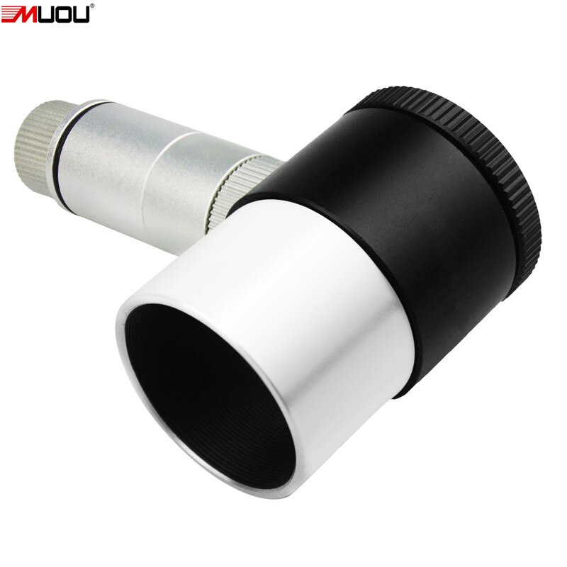 MUOU 1.25&quot; Illuminated Eyepiece Plossl 12.5mm Double Line Crosshair Reticle Eyepiece 4 Plossl 40 De FOV Telescope guided