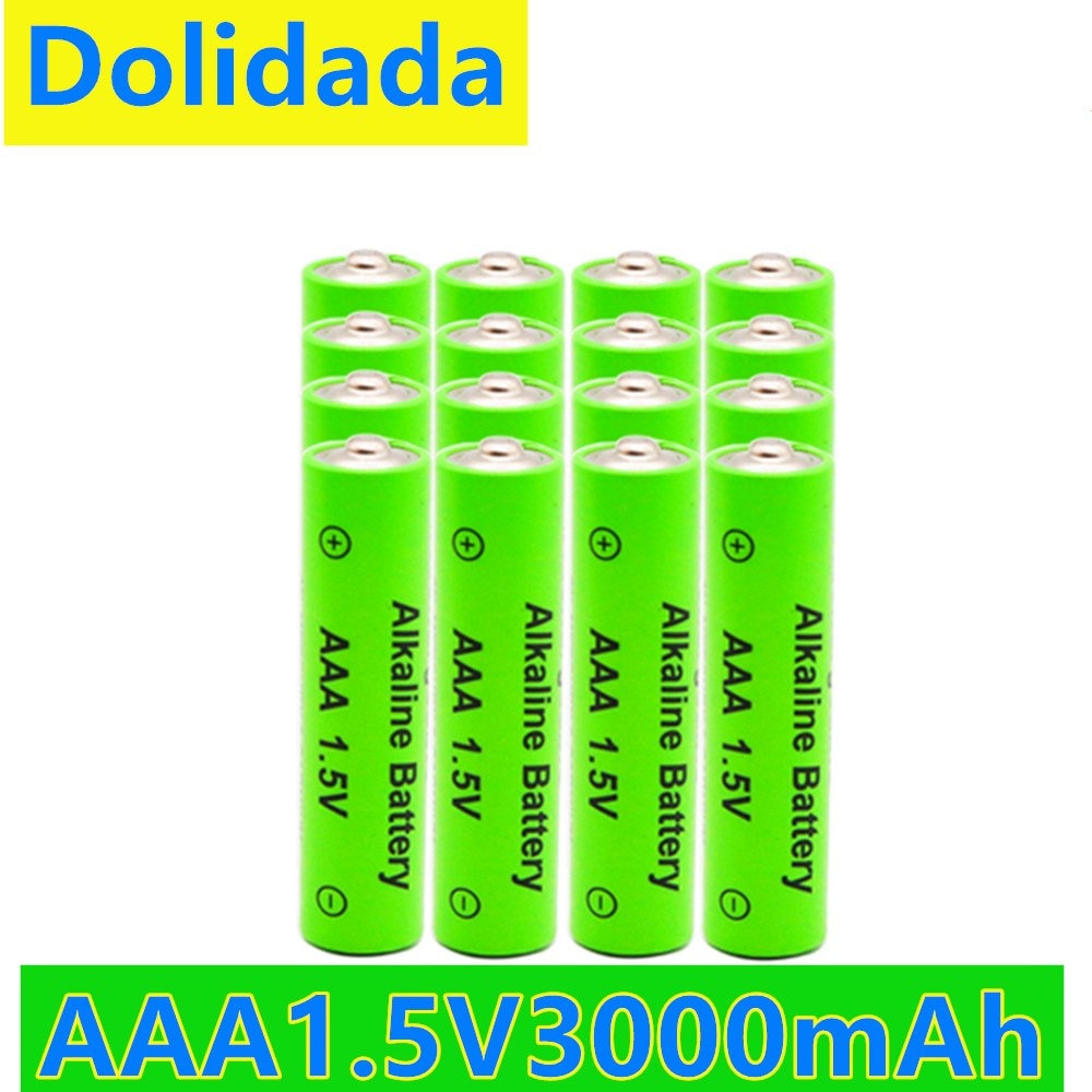 Aaa 1.5 V 3000 Mah Oplaadbare Batterij Aa 1.5 V. Oplaadbare Alcalinas Drummey Voor Speelgoed Light Emitting Diode