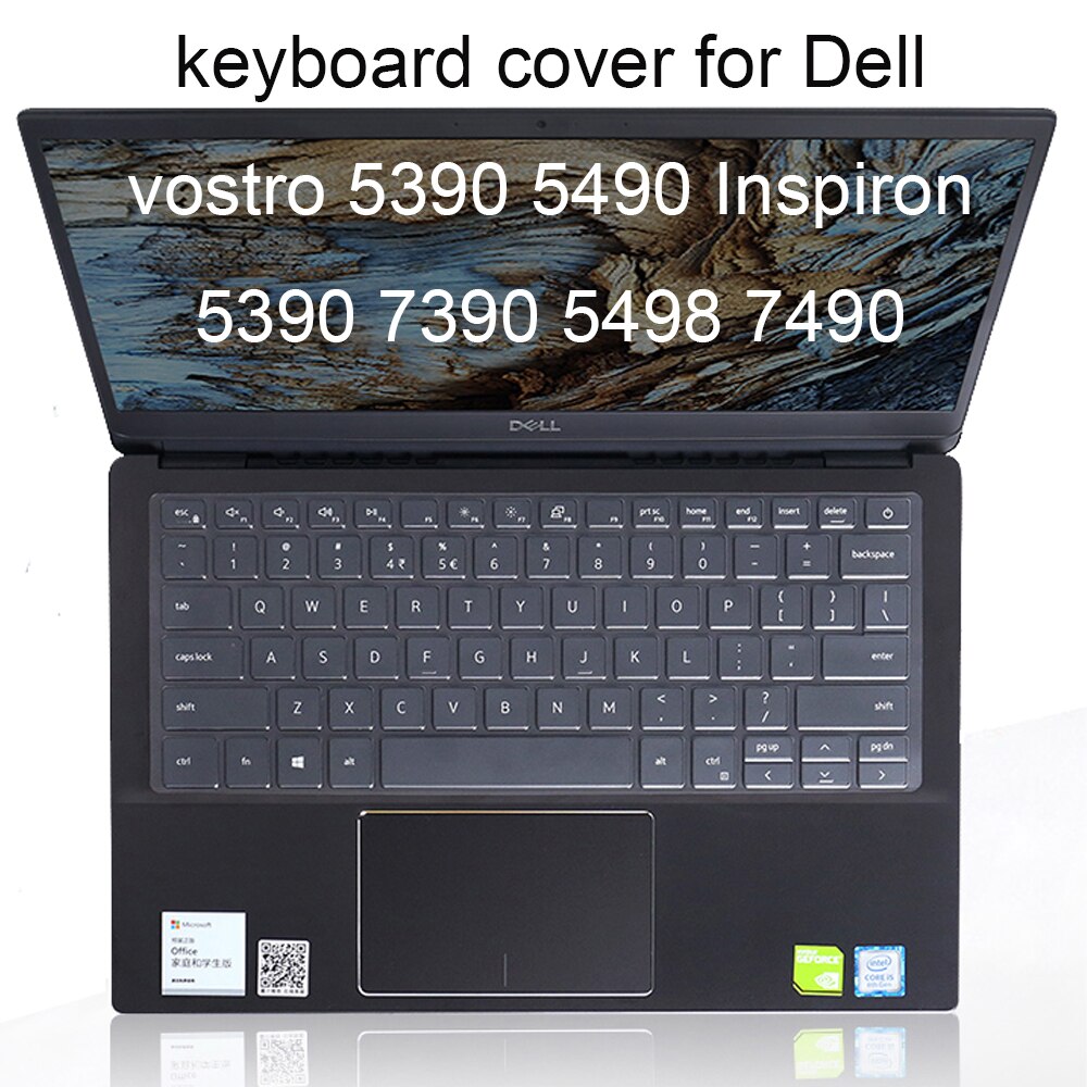 Laptop Accessoires Tpu Keyboard Covers Film Voor Dell Vostro 5390 5490 Inspiron 7390 13.3 14 5498 7490 Clear Skin Protector