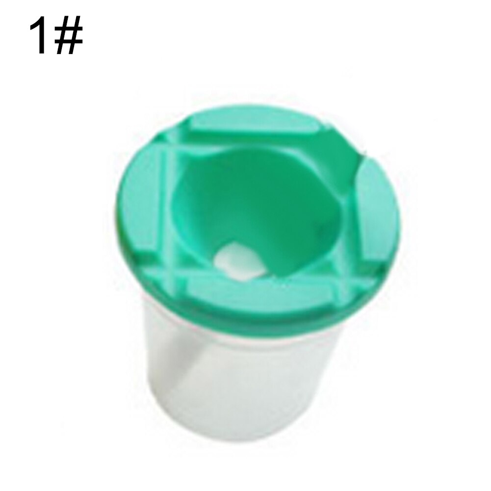 Creatives DIY Children Kids Paint Brush Pen Cup Scrawl writing brush Cup Paint Cup Painting Handmade Accessories Random Color: 1