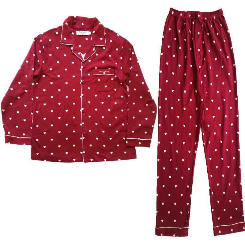 Herre bomull vår høst ung stor elastisk midje herre pyjamassett komfortabelt pluss størrelse ml xl xxl 3xl 4xl