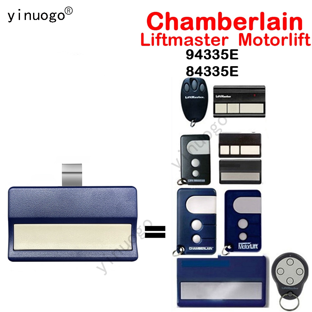 5 PCS Chamberlain Liftmaster Motorlift 84330E 84333E 84335E 8747E 94335E Garage Door Opener Remote Control Duplicator 433.92mhz
