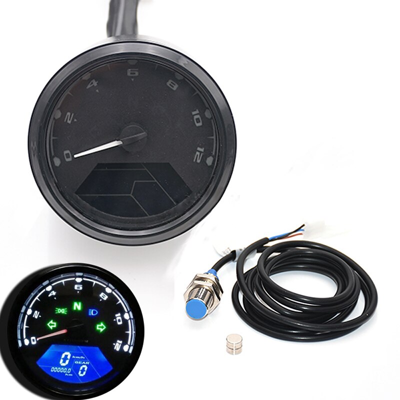 Multifunction Motorcycle Meter LED Digita Indicato... Grandado