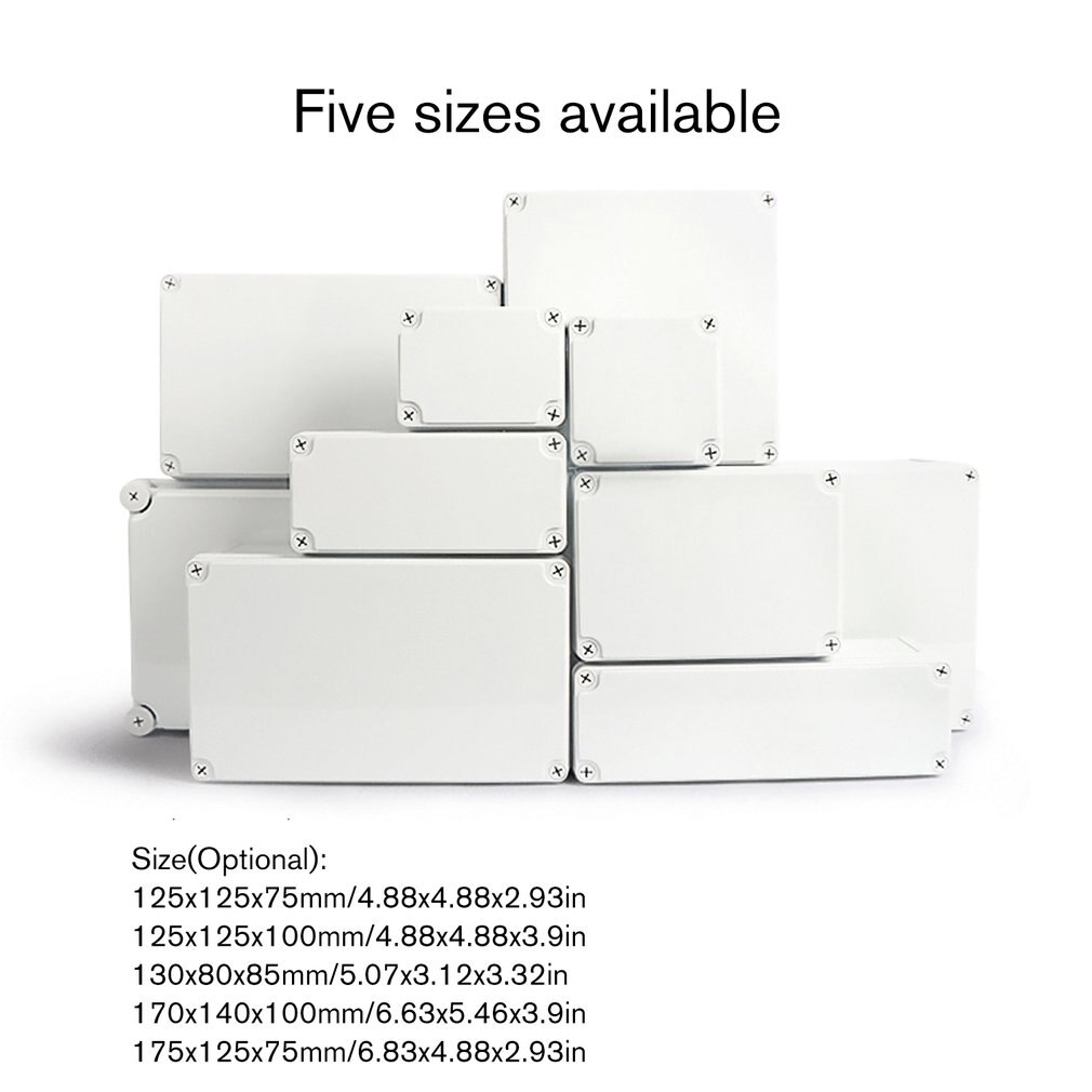 Boîtier de boîtier en plastique projet électronique boîtier d'instrument étanche boîte de projet électrique boîtier de jonction extérieur