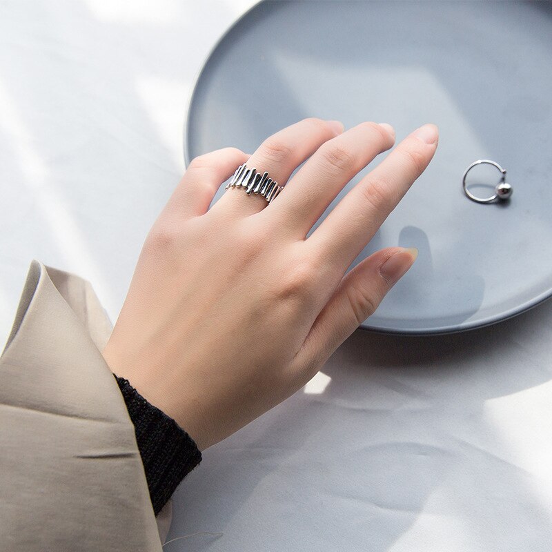 Bohemian Vintage Laag Lijnen Ringen Voor Vrouwen Bruiloft Sieraden Verstelbare Antieke Ringen Anillos