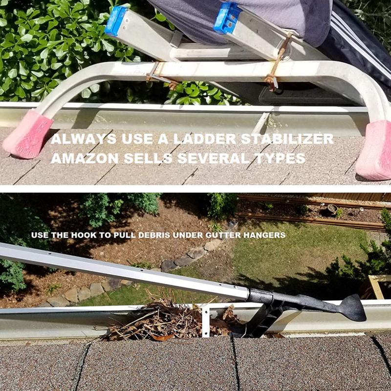 Gutter Cleaning Lepel Scoop Hand Tool Gutter Tool Voor Farm Tuin Gutter Dakramen Dak Structuur Cleaning Tools