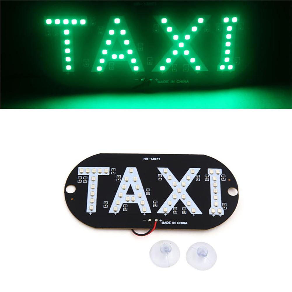 Universele Taxi Voorruit Voorruit Sign Led Licht Auto Hoge Helderheid Lamp Universele Auto Styling Accessoires Interieur