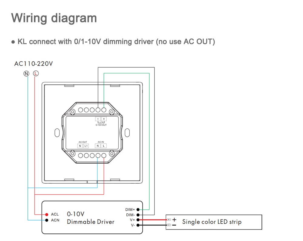010V LED Dimmer 220V 230V 110V AC Relay Output Wi... Grandado