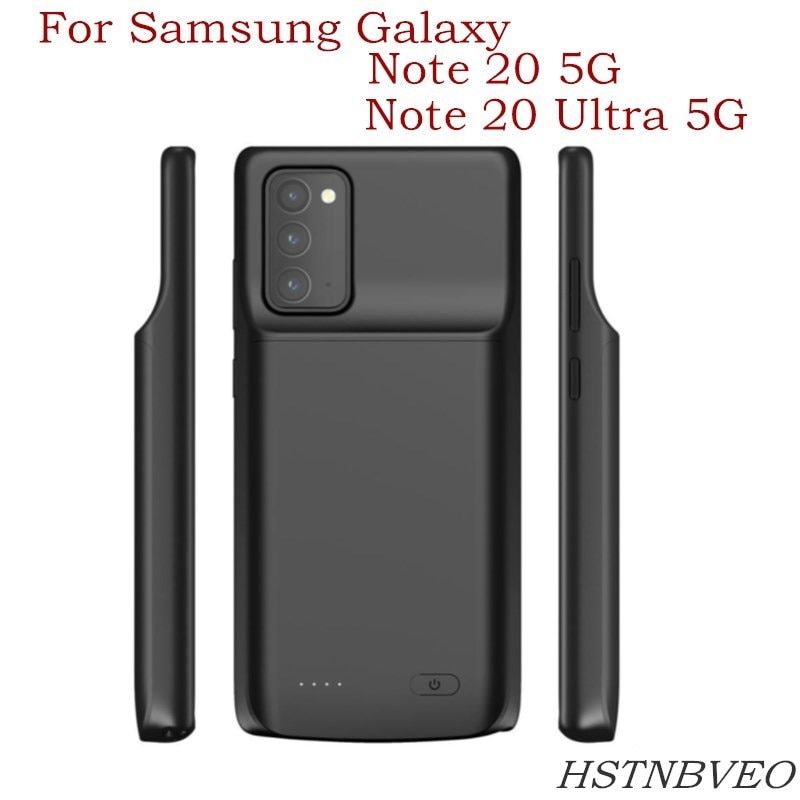 Draagbare Batterij Oplader Gevallen Voor Samsung Galaxy Note 20 Ultra 5G Power Bank Power Case Voor Galaxy Note 20 5G Batterij Case