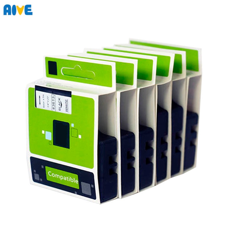 Aive 19MM Multicolor 45800 45802 45803 45805 45808 45813 Compatible Dymo D1 Label Tapes for Dymo label manager LM160 LM280 PNP